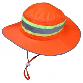HiViz Ranger Hat with reflective Lime